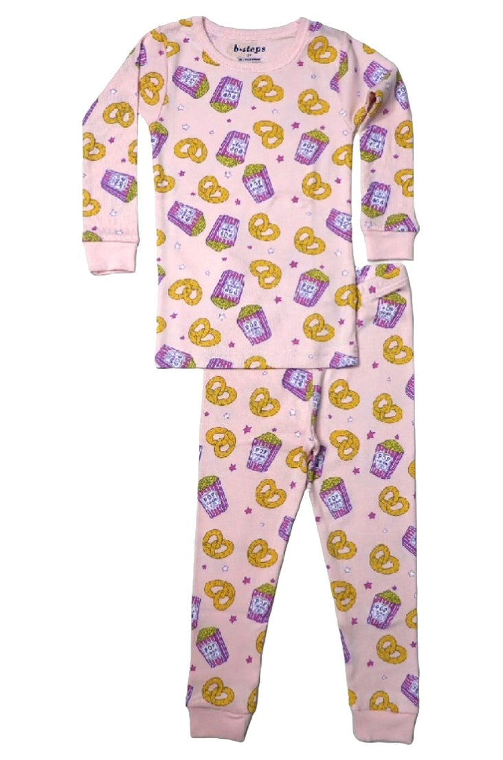 Baby steps boy smiley long sleeve pj
