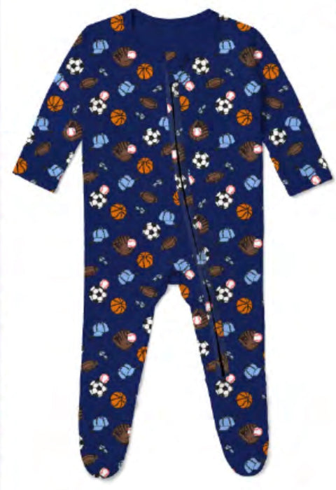 F1486-NAVY Sports Footie