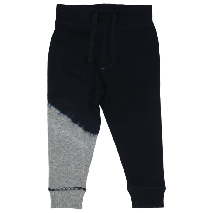 Kids Diagonal Dip Dye Jogger - Heather/Navy (9999195504924) (10592980762908)