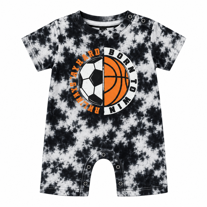 Baby Romper - Tie Dye Born to Win