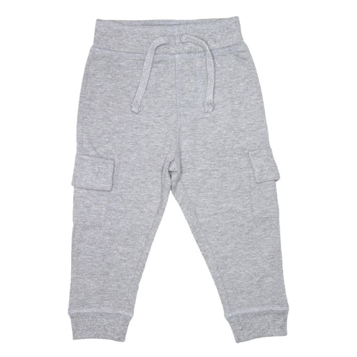 Kids Solid Pocket Joggers - Heather (6639078015051)