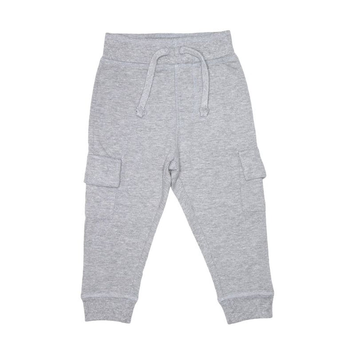 Kids Solid Pocket Joggers - Heather (6639078015051)