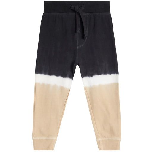 Kids Engineered Tie Dye Jogger Pants - Black/Stone (8942273036572)