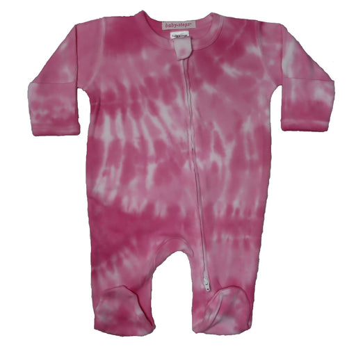 Baby Tie Dye Snap Footie - Leah (4439733960779)