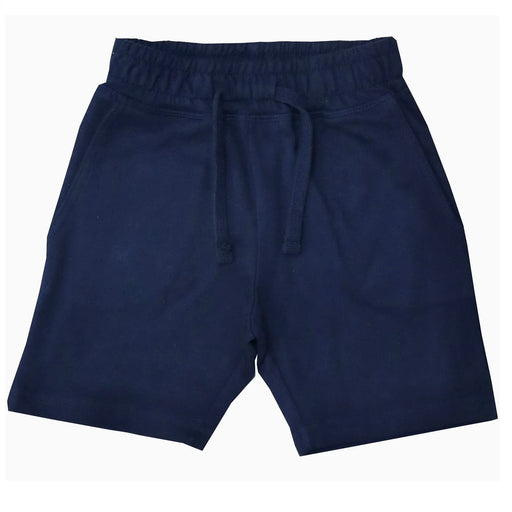 Kids Solid Comfy Shorts - Navy (10587067449628)