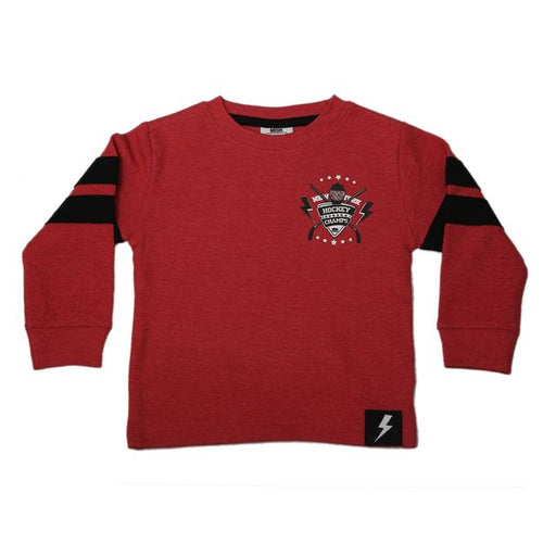 Kids Long Sleeve Thermal Tee - Hockey Champs (8941212664092)