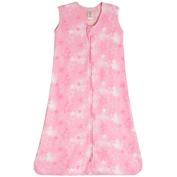 Baby Sleep Sack - Pink Spray Stars (9000126578972)