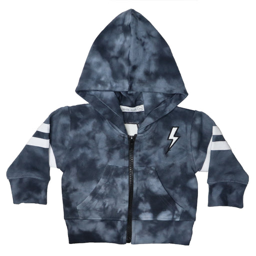 Baby Tie Dye Zip Hoodie - Bolt (8973521781020)