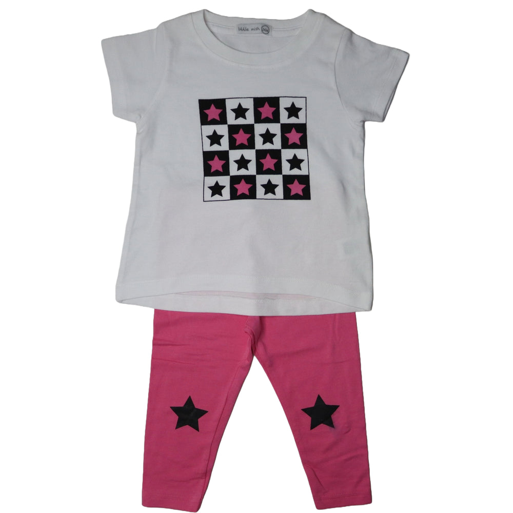 Baby Top and Legging Set - Checker Star (8373711241500)
