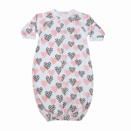 Baby Converter Gown - Leopard Hearts (8461021315356)