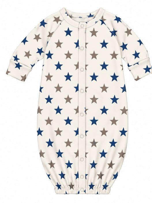 Baby Converter Gown - Sand Stars