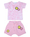 SS4784 Baby Tee and Shorts Set - Smile (10146212708636) (10587267072284)