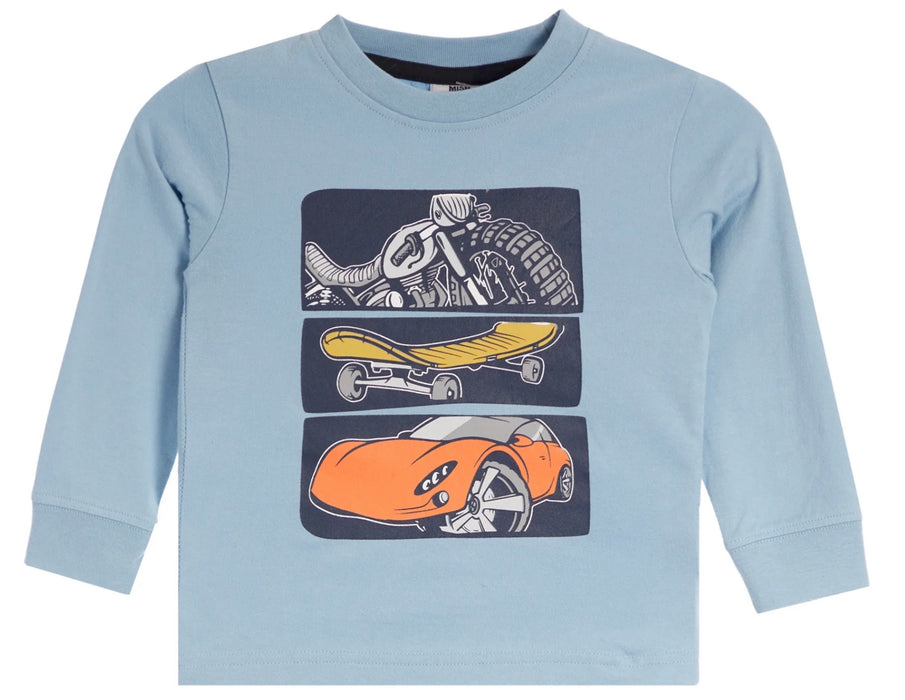 Kids Long Sleeve Shirt - Wheels