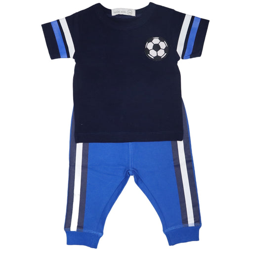 Baby Short Sleeve Shirt and Jogger Pants Set - Soccer (8375434051868)