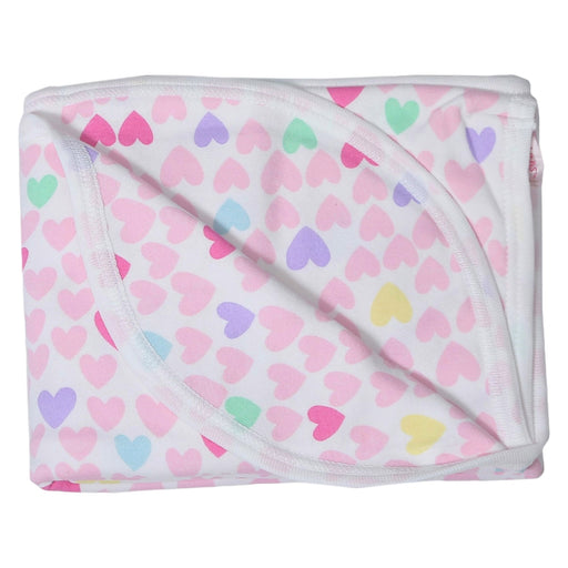 Baby Blanket - Pastel Hearts (8904339095836)