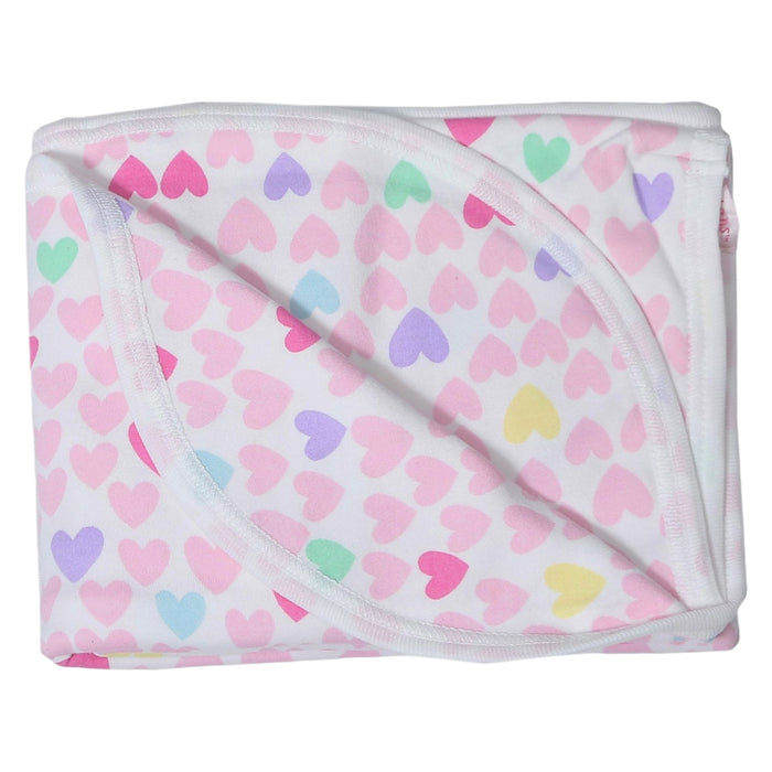 Baby Blanket - Pastel Hearts (8904339095836)