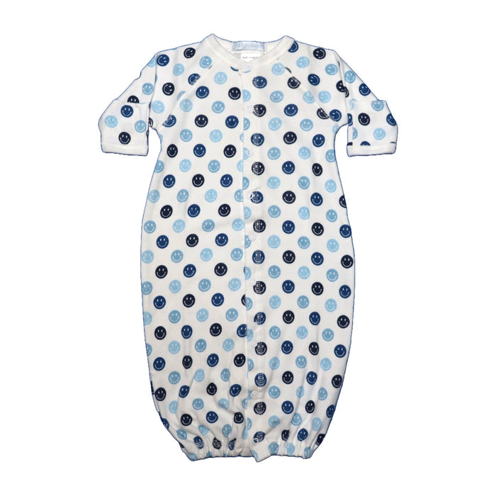 Baby Converter Gown -  Blue Smile (8997846974748)