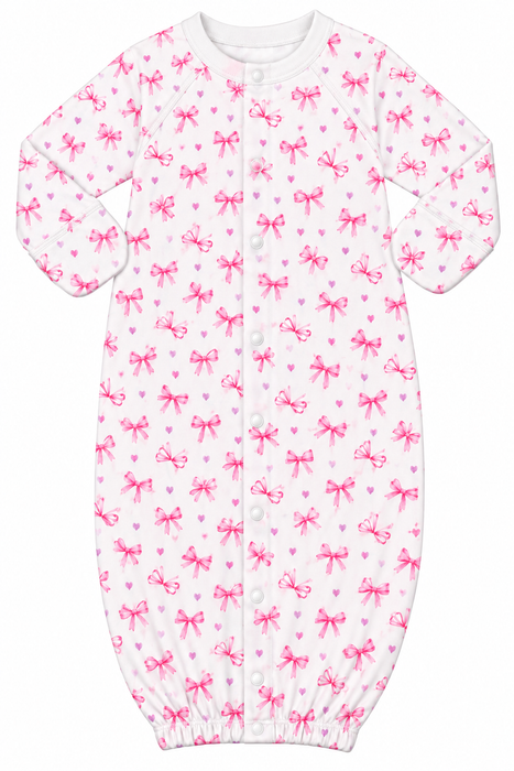 Baby Converter Gown - Bows