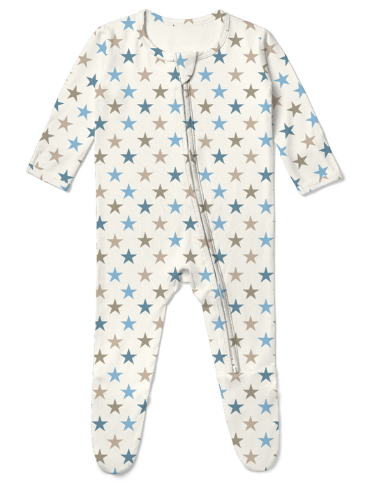 Baby Footie - Sand Stars
