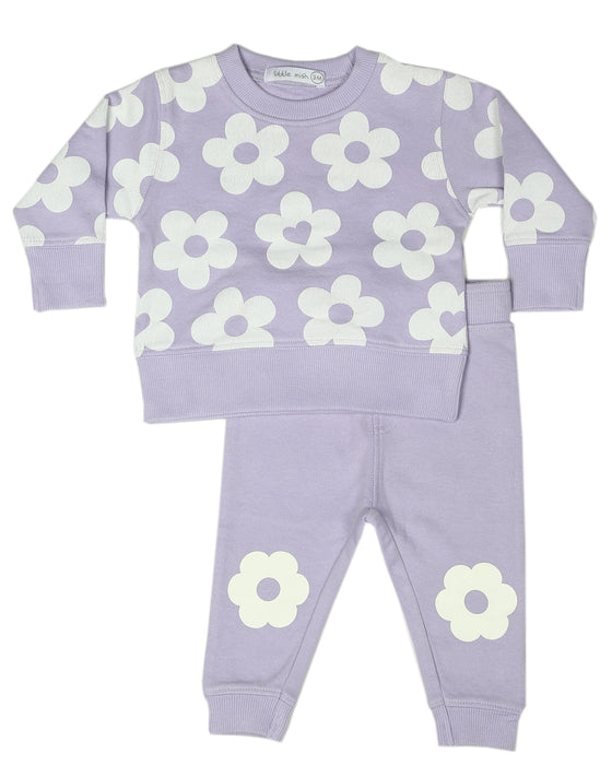 Baby All-Over Daisy Set - Lilac