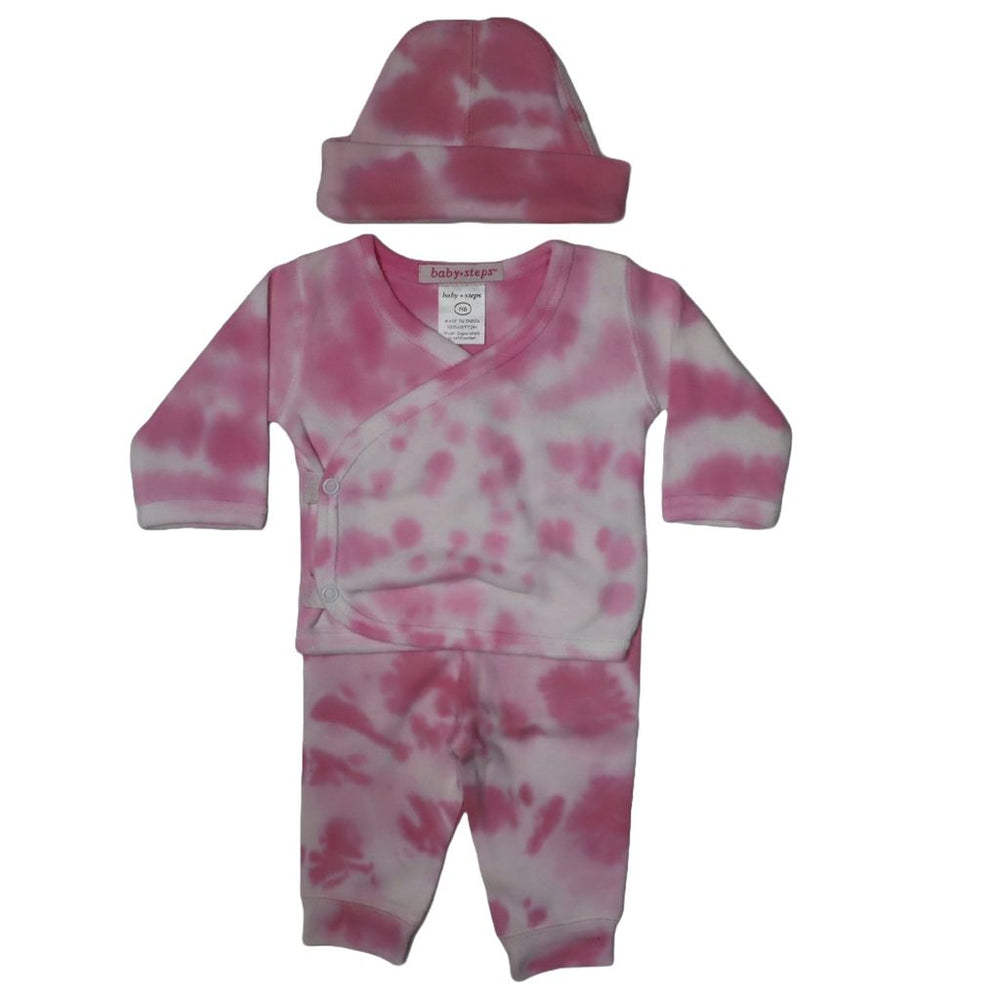 Baby Tie Dye Receiving Blanket - Leah (4137226403915) (4439714725963)