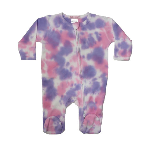 Baby Tie Dye Snap Footie - Matilda (4439735337035)