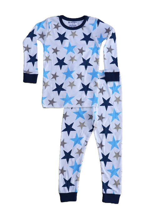 Kids Pajamas - Blue Large Star (8987037663516)