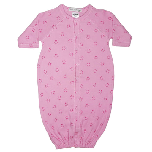 Baby Converter Gown - Pink Smile (8174460567836)