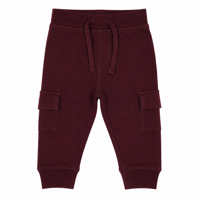 Kids Pocket Joggers - Burgundy