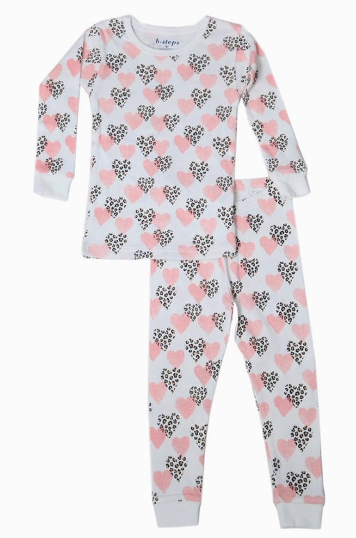 Kids Pajamas - Leopard Hearts (8472764285212)
