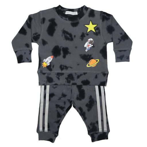 Baby Long Sleeve Shirt and Pants Set - Astro Patch Thermal (8173312672028)