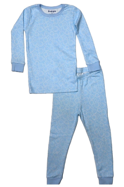 Kids Pajamas - Chalk Smile Blue (9551536128284)