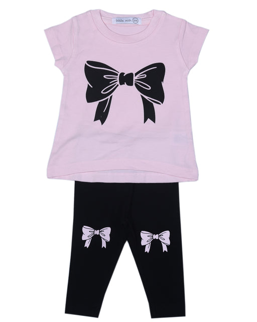 TL4786 Baby A-line Top and Legging Set - Bows (10144563691804) (10587284472092)