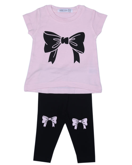 TL4786 Baby A-line Top and Legging Set - Bows (10144563691804) (10587284472092)