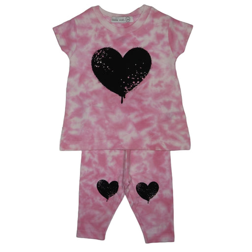 Baby Top and Legging Set - Graffiti Heart (8375421993244)