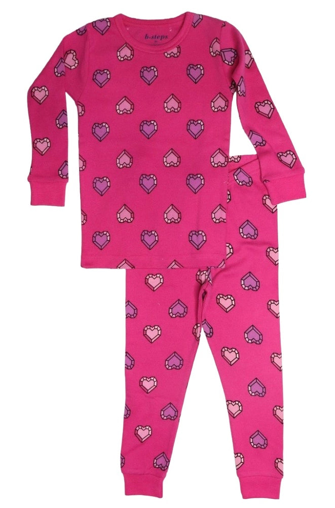 BS FW23 Kids Pajamas - Gem Heart (8204184027420)