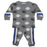 Baby Thermal Long Sleeve Shirt and Pants Set - Football (8349612966172)