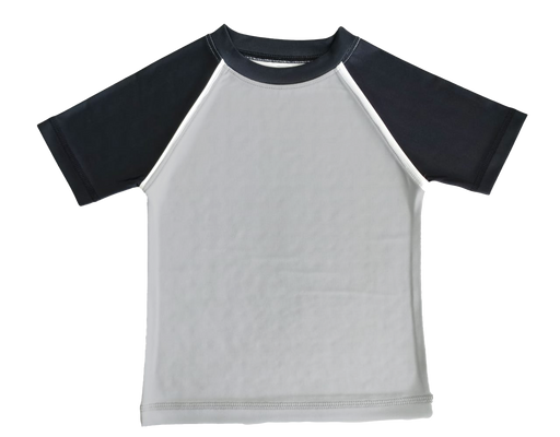 RG41055S Grey/Black Rash Guard (10183724859676) (10591357436188)