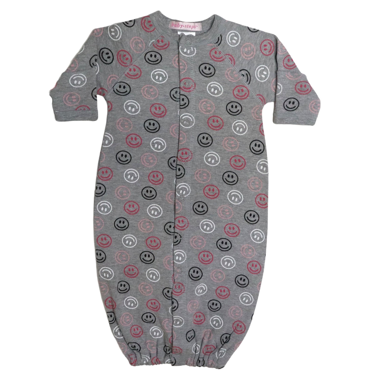 baby-converter-gown-pink-smile-on-grey-baby-steps-and-mish-kids