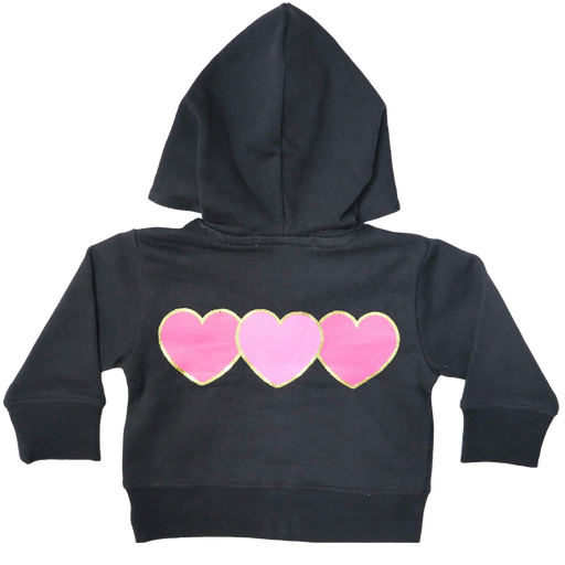 Baby Zip Hoodie - Glitter Patches (8973459161372)