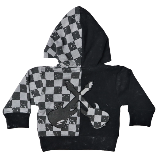 Baby Zip Hoodie - Checker Guitar Enzyme (8973516996892)