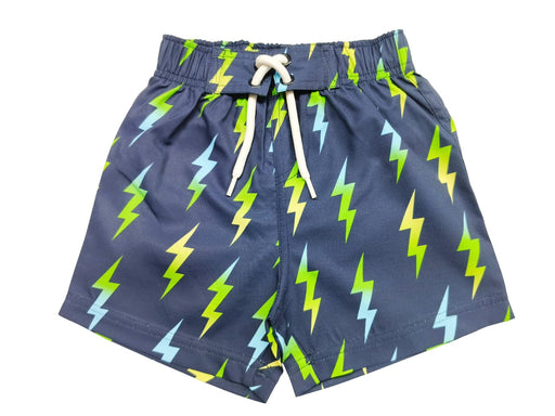 Kids Swim Board Shorts - Gradient Bolts (10158975451420) (10158979154204) (10591517147420)