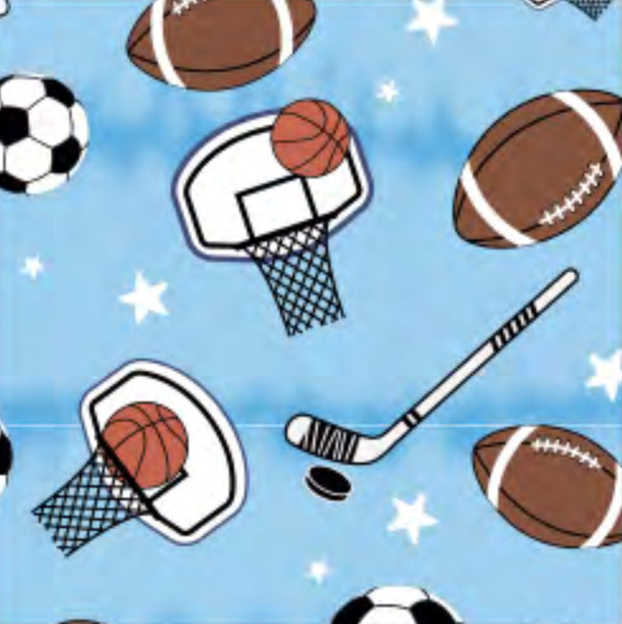Baby Footie - Blue Sports