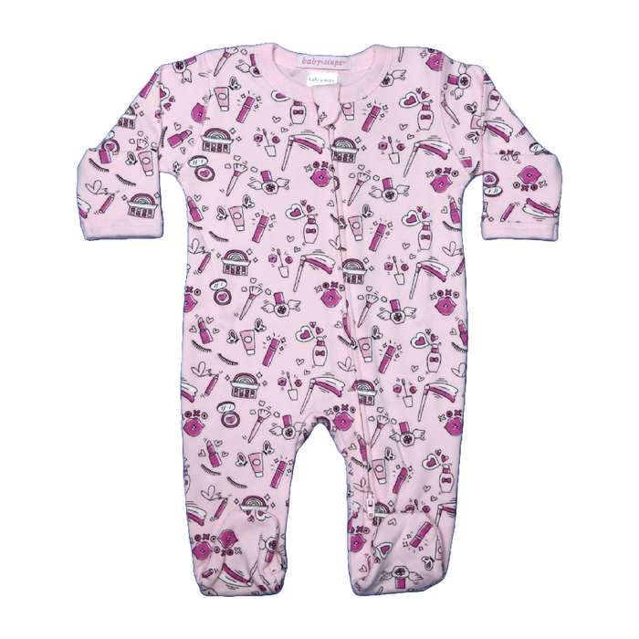 Baby Zipper Footie - Make Up (8986960888092)