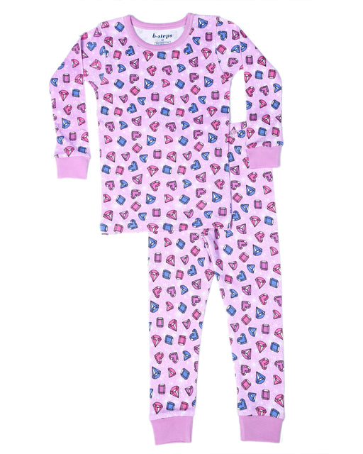 P2458 Kids Pajamas - Gems (10148251042076) (10628874666268)