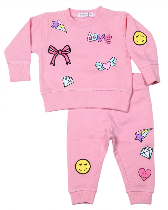 Baby Doodle Patches Set - Pink