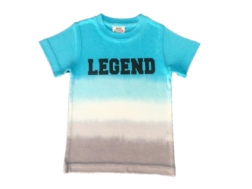 Kids Gradient T-Shirt - Turq/Coal (8460946309404)
