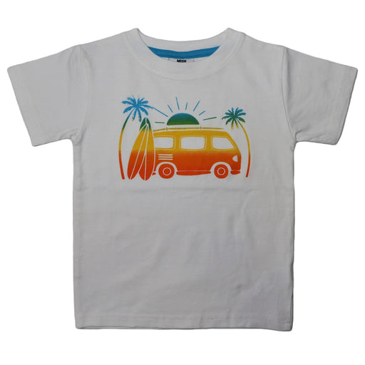 Kids Short Sleeve Tee - Sunset Van (8415459672348)