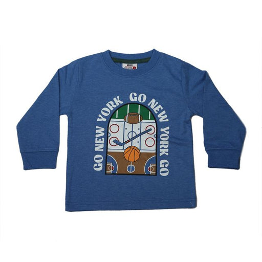 Kids Long Sleeve Tee - Go New York (8941227278620)