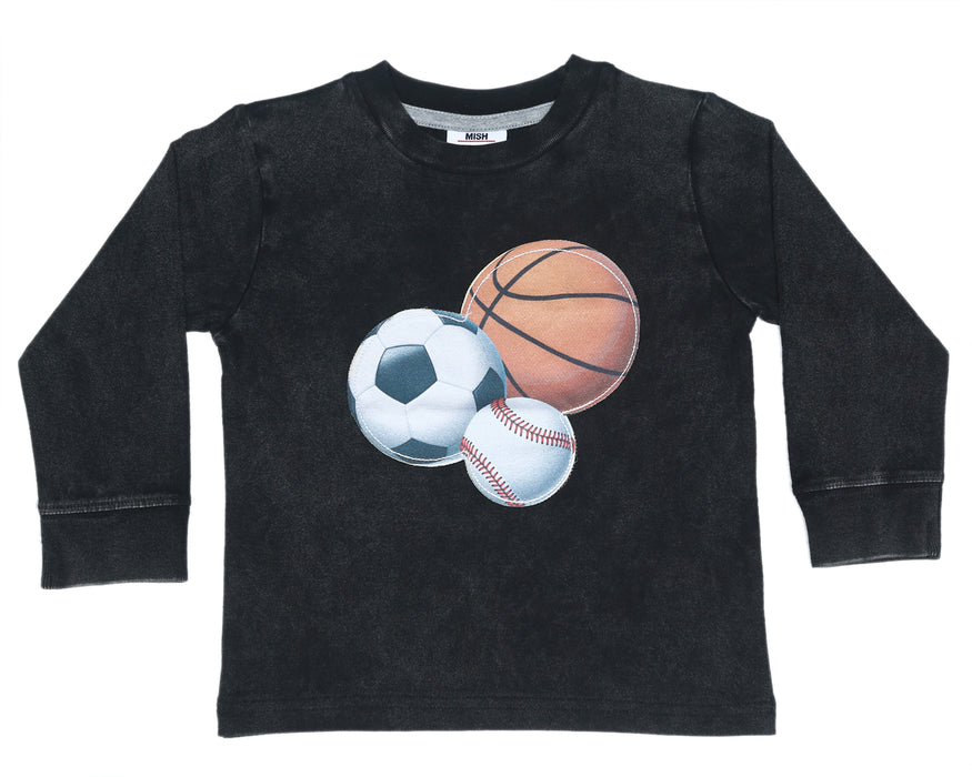 Kids Long Sleeve Enzyme Tee - All Pro (9997441106204) (10604774523164)